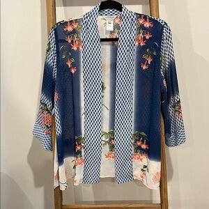 Multiples Kimono Floral Jacket